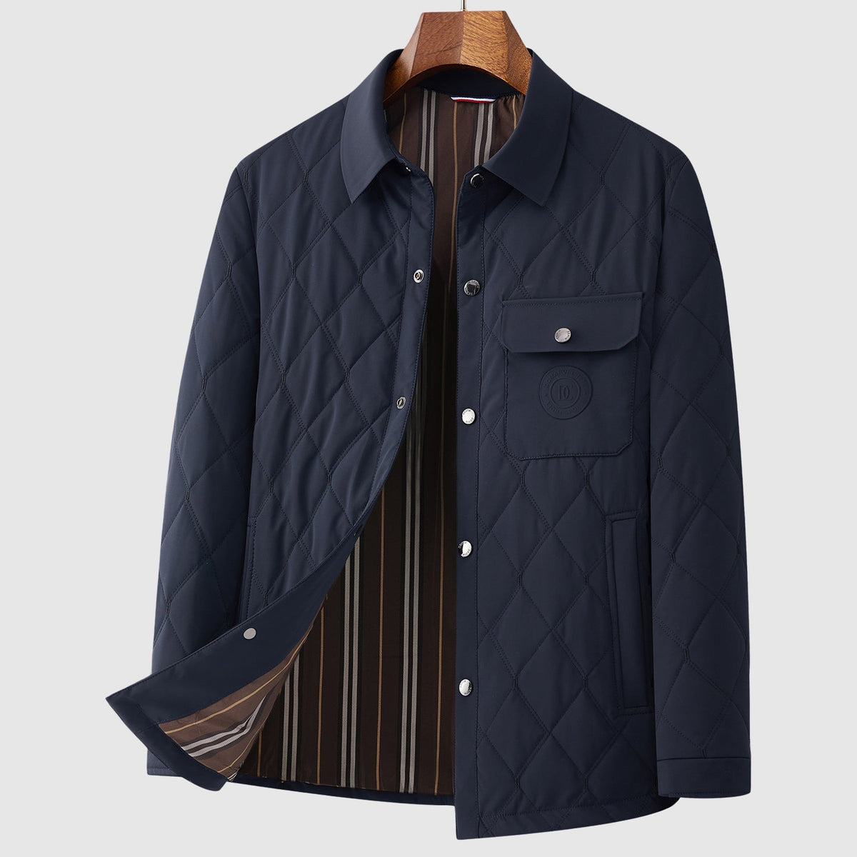 Adrian Quilted Diamond Jacket for Men
