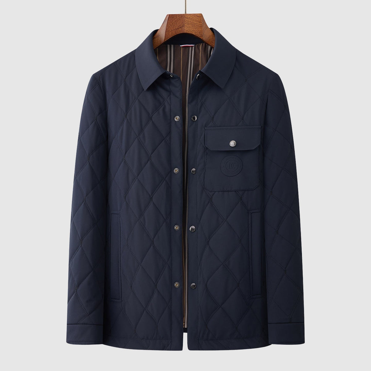 Adrian Quilted Diamond Jacket for Men