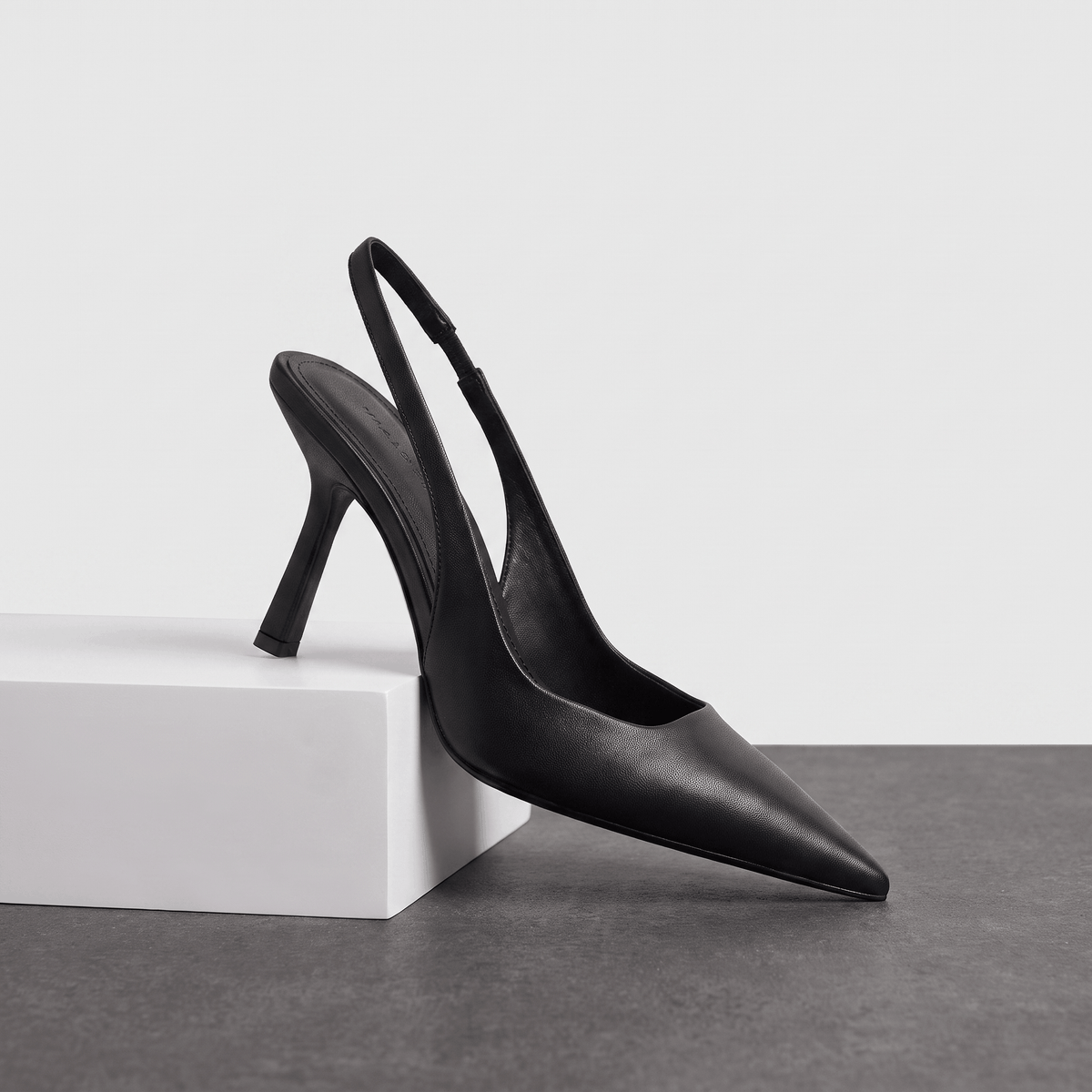 Neve Slingback Heels – Pointed-Toe Stiletto Arch-Support Pumps