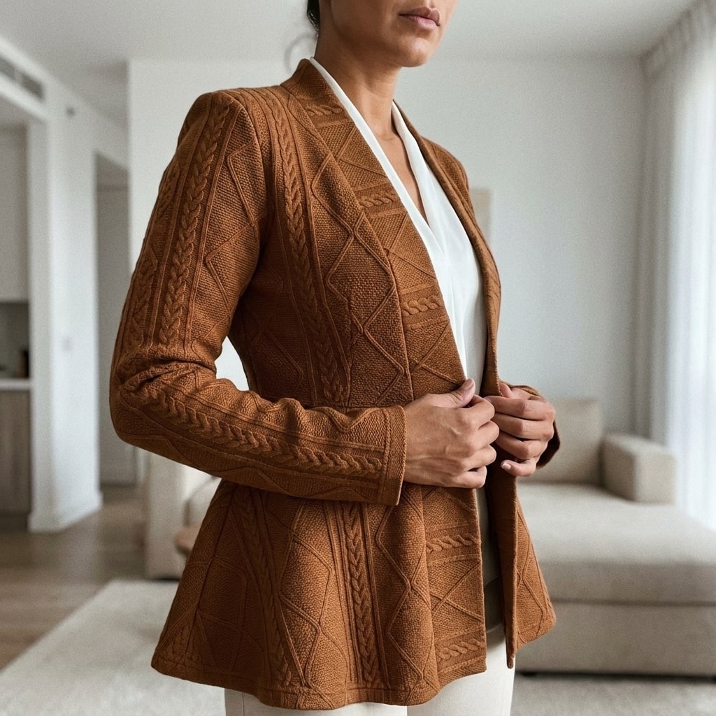 Ananya Women's Jacket – Tailored Peplum Design