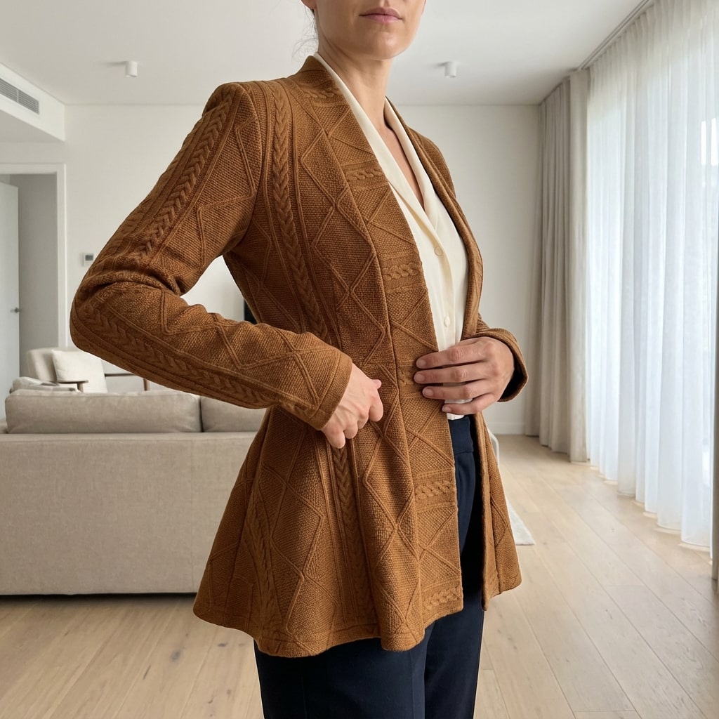 Ananya Women's Jacket – Tailored Peplum Design