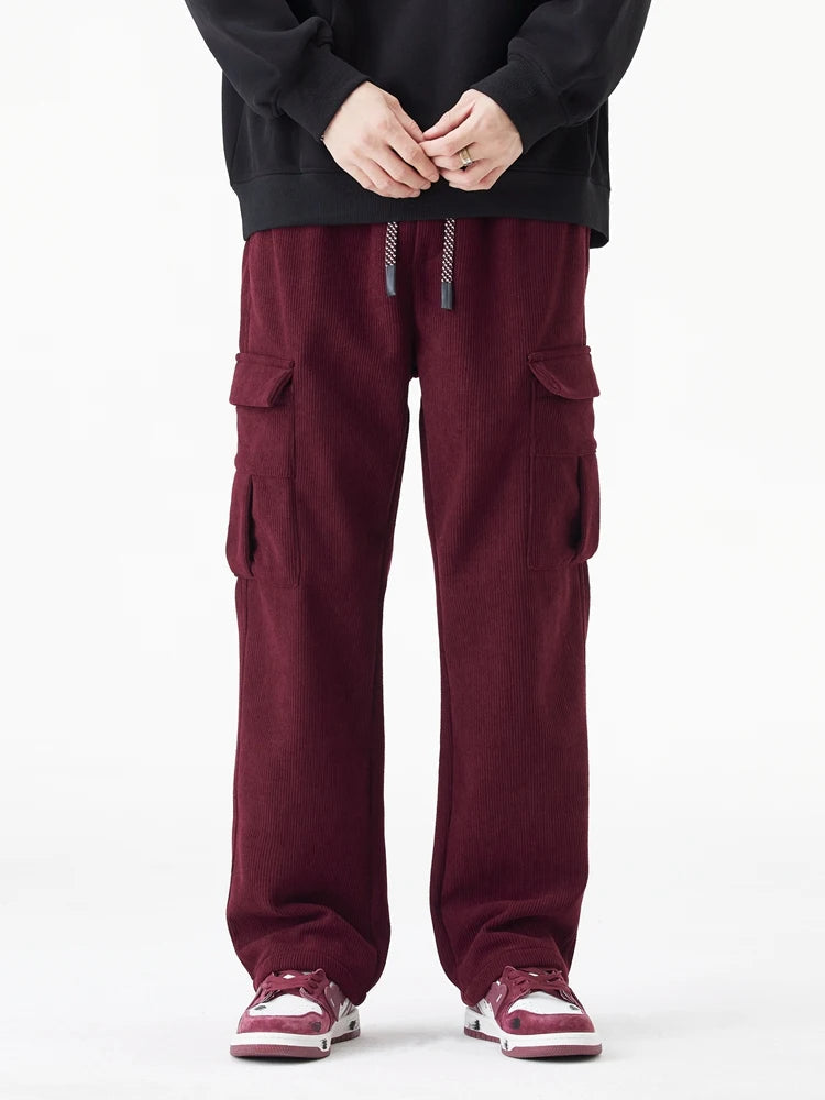 Hayes Tapered Corduroy Cargo Pants – Comfortable Stretch Fabric for Daily Wear