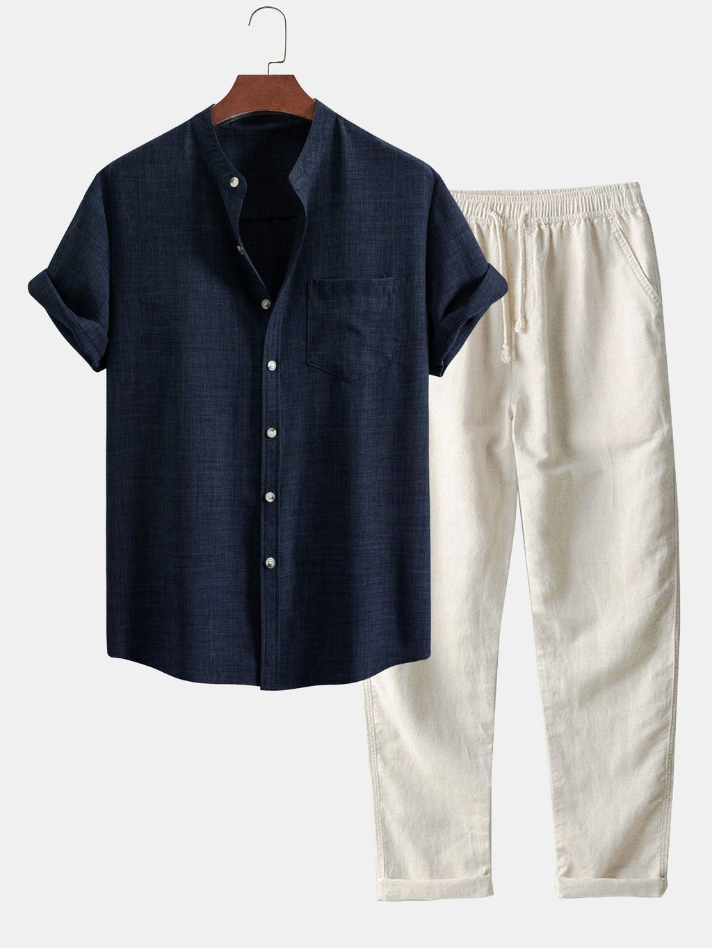 Ethan Summer Coordinated Set – Modern Lightweight Blend for Warm-Weather Style