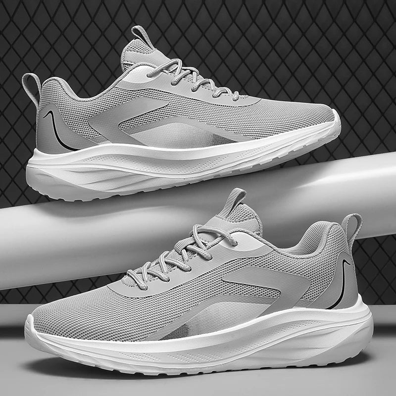 Asher Men's Breathable Mesh Running Sneakers – Ultra-Light Cushioning Knit Design
