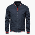 Emerson Men's Lightweight Zip-Up Jacket with Ribbed Trim