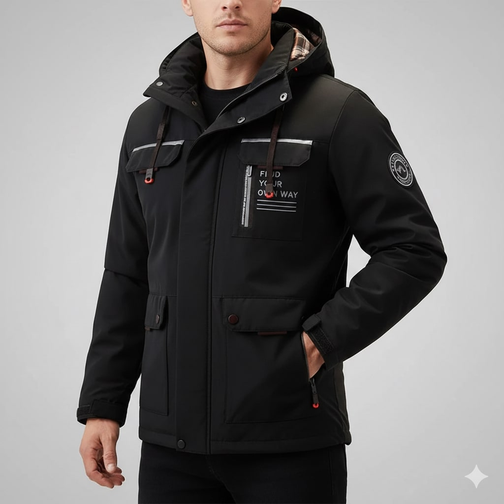 Donald Men's Winter Coat – High-Density Weather-Resistant Explorer Jacket