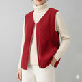 Herlene Women's Plush Shearling Fleece Vest – Lightweight Layer