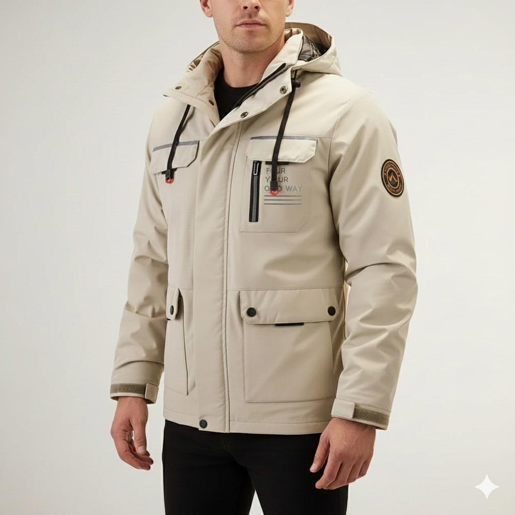 Donald Men's Winter Coat – High-Density Weather-Resistant Explorer Jacket