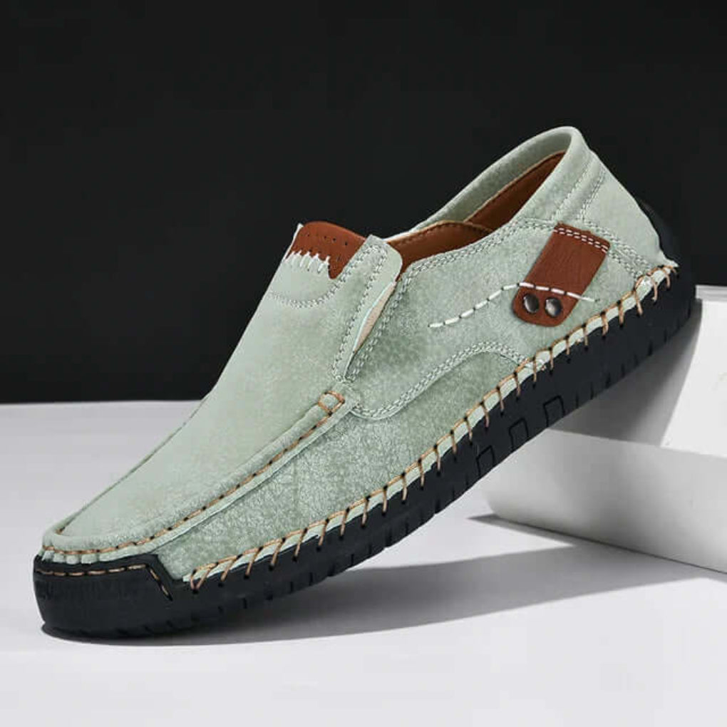 Laurent Arch Support Slip-On Shoes – Lightweight Comfort Casual Leather Loafers