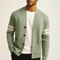 Carlo Men's Tailored Fit Cardigan – Merino Wool Blend