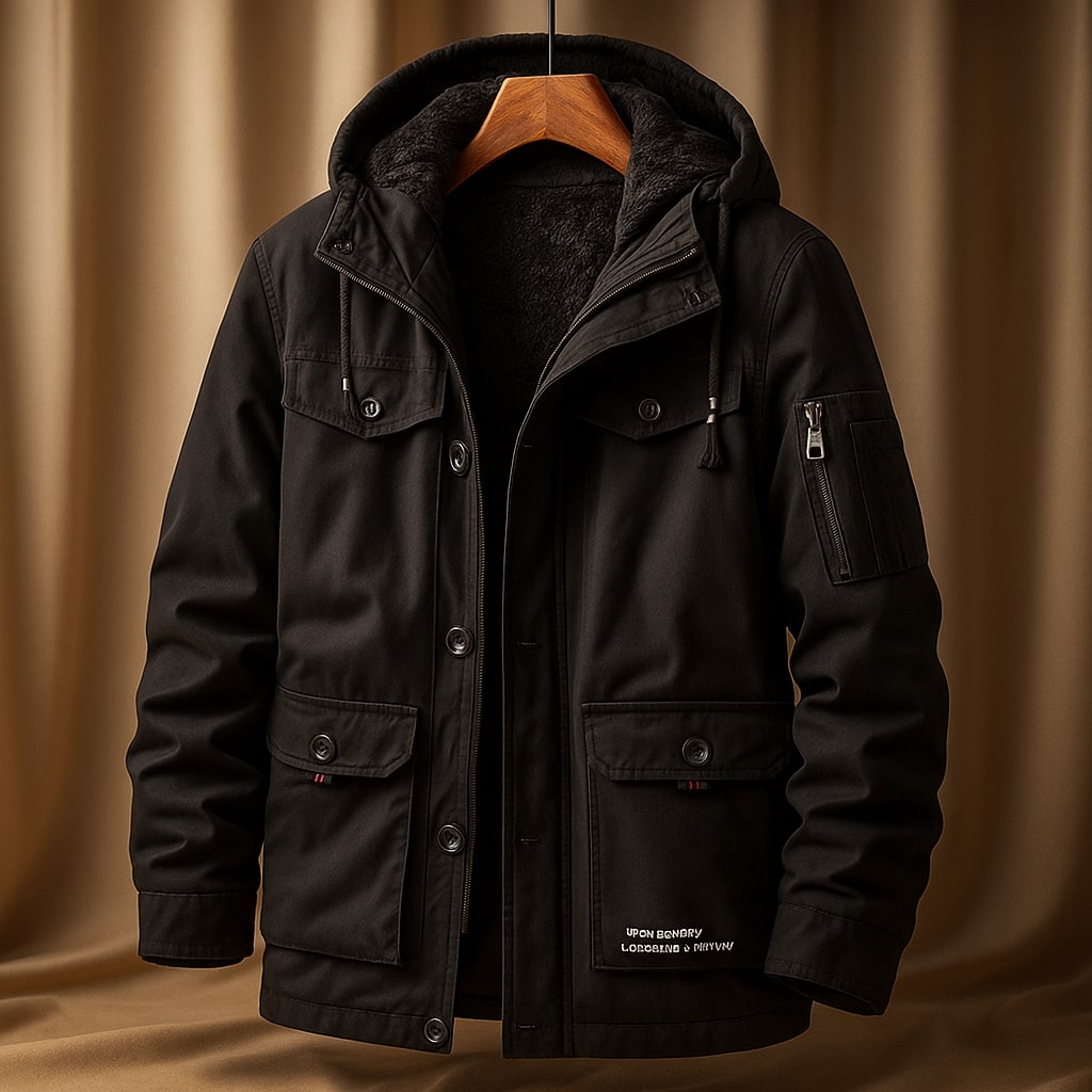 Benjamin Men's Windproof Hooded Field Jacket – Outdoor Coat