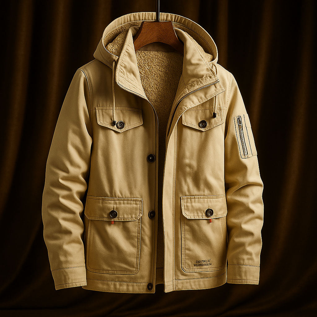Benjamin Men's Windproof Hooded Field Jacket – Outdoor Coat