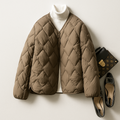 Cheska Women's Lightweight Quilted Down Jacket – Cozy Warmth for Chilly Days