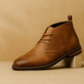 Guzman Men's Hand-Stitched Leather Chukka Boots – Durable Footwear
