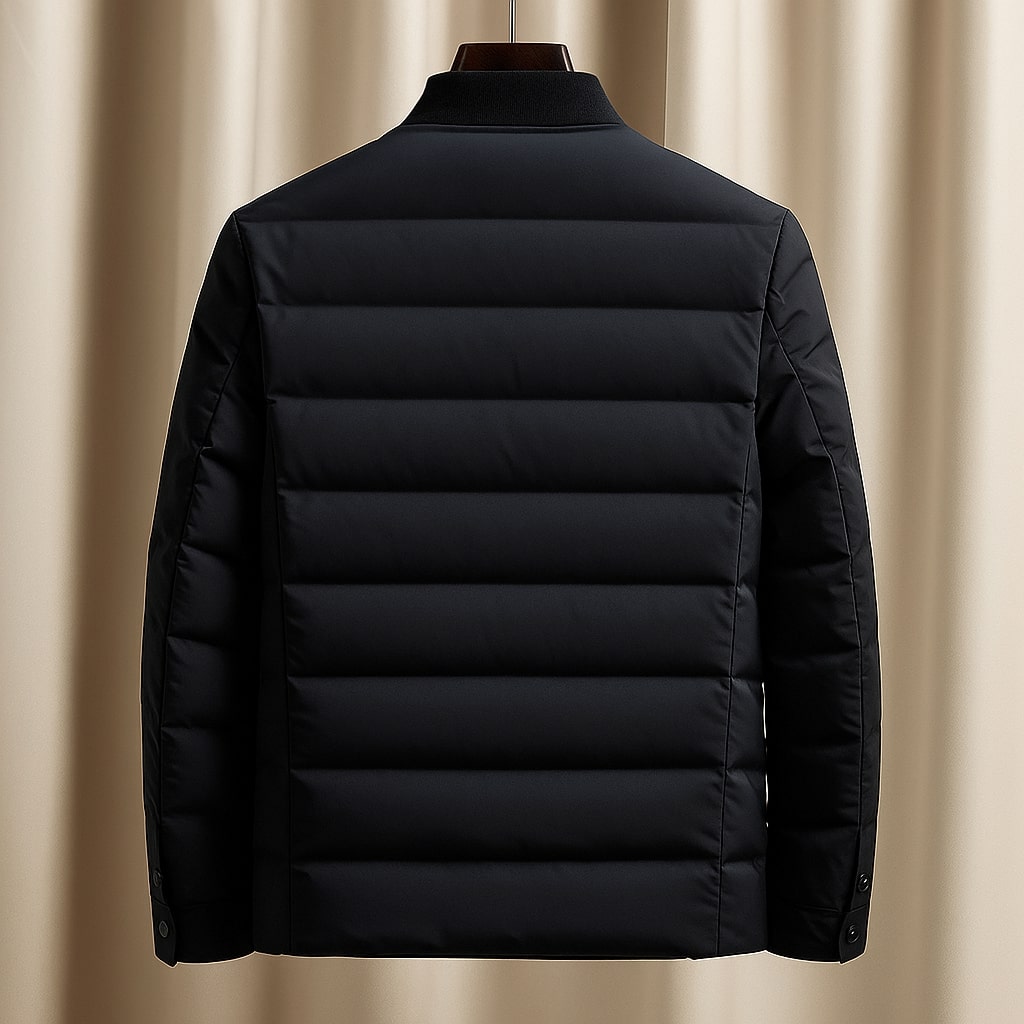 Andress Men's Lightweight Insulated Down Shirt Jacket – Wind-Resistant Layer