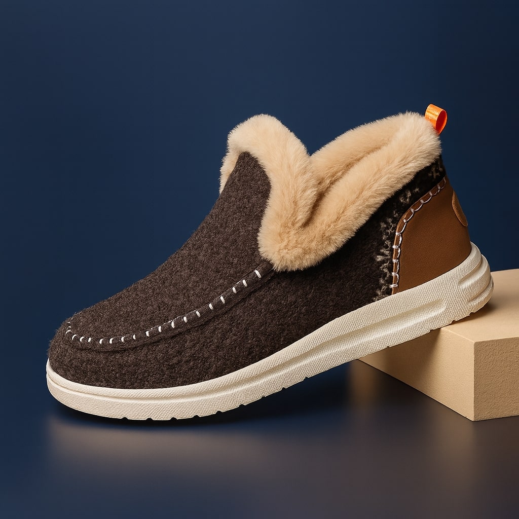 Flavia Women's Plush Lined Felted Indoor Slip-On Slippers