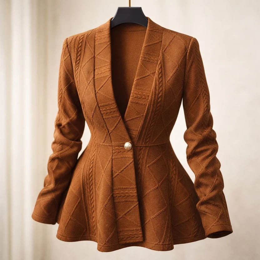 Ananya Women's Jacket – Tailored Peplum Design