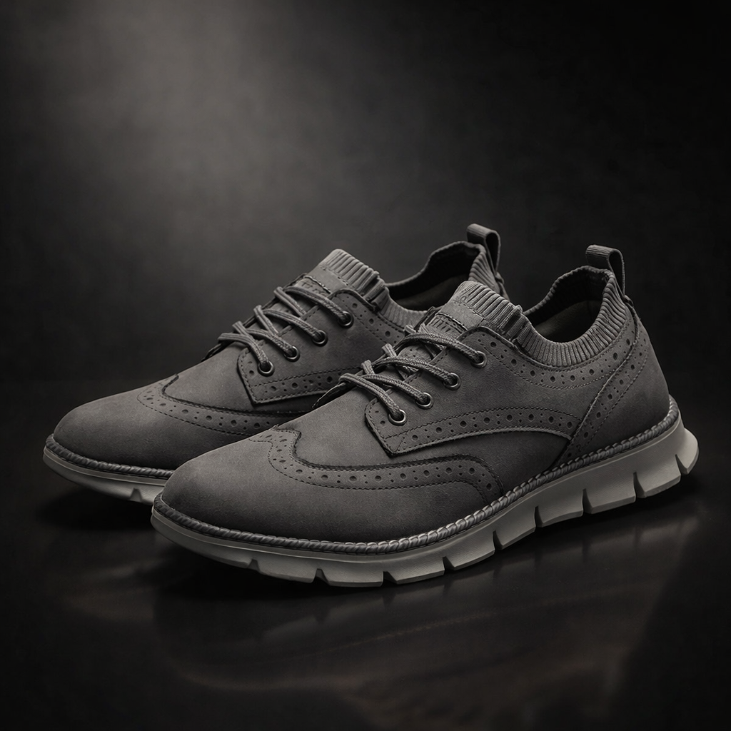 Giner Premium Italian Suede Casual Shoes – Cushioned Everyday Shoes