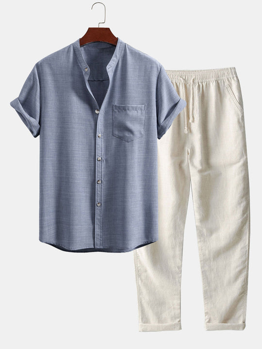 Ethan Summer Coordinated Set – Modern Lightweight Blend for Warm-Weather Style