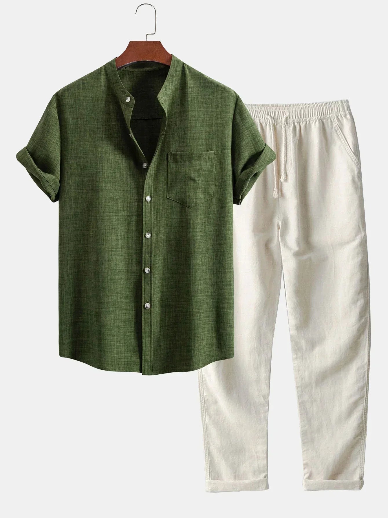 Ethan Summer Coordinated Set – Modern Lightweight Blend for Warm-Weather Style