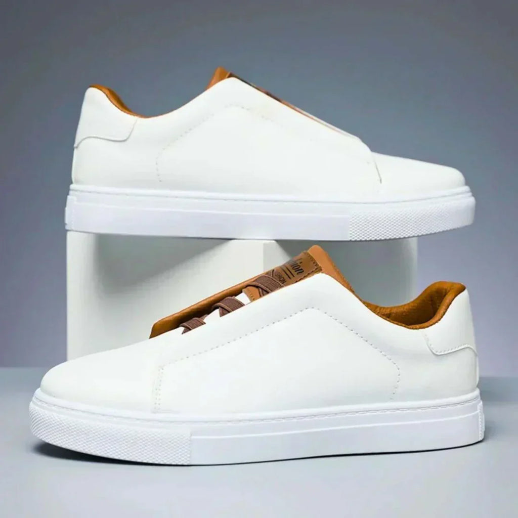 Easton Men's Leather Sneakers – Signature Design & Premium Comfort