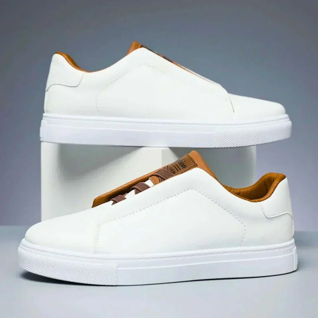 Easton Men's Leather Sneakers – Signature Design & Premium Comfort