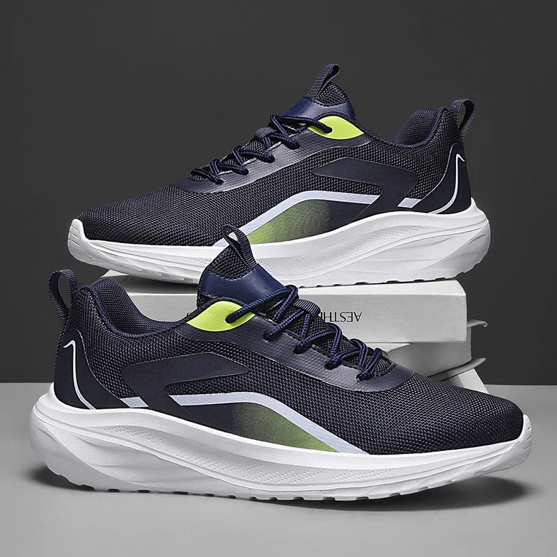 Asher Men's Breathable Mesh Running Sneakers – Ultra-Light Cushioning Knit Design