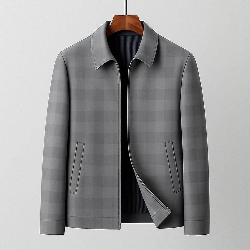 Baltasar Men's Checkered Blazer – Premium Tailored Jacket for Layering