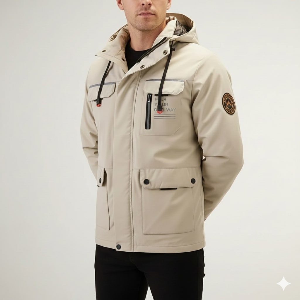 Donald Men's Winter Coat – High-Density Weather-Resistant Explorer Jacket