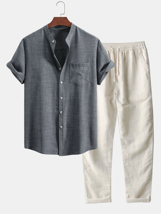 Ethan Summer Coordinated Set – Modern Lightweight Blend for Warm-Weather Style