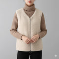 Herlene Women's Plush Shearling Fleece Vest – Lightweight Layer