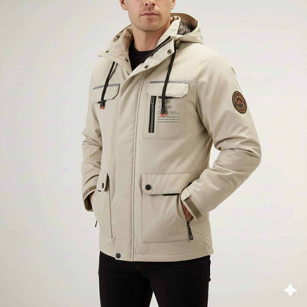 Donald Men's Winter Coat – High-Density Weather-Resistant Explorer Jacket