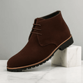 Dante Men's Suede Ankle Boots – Stylish Lug Sole Dress Footwear