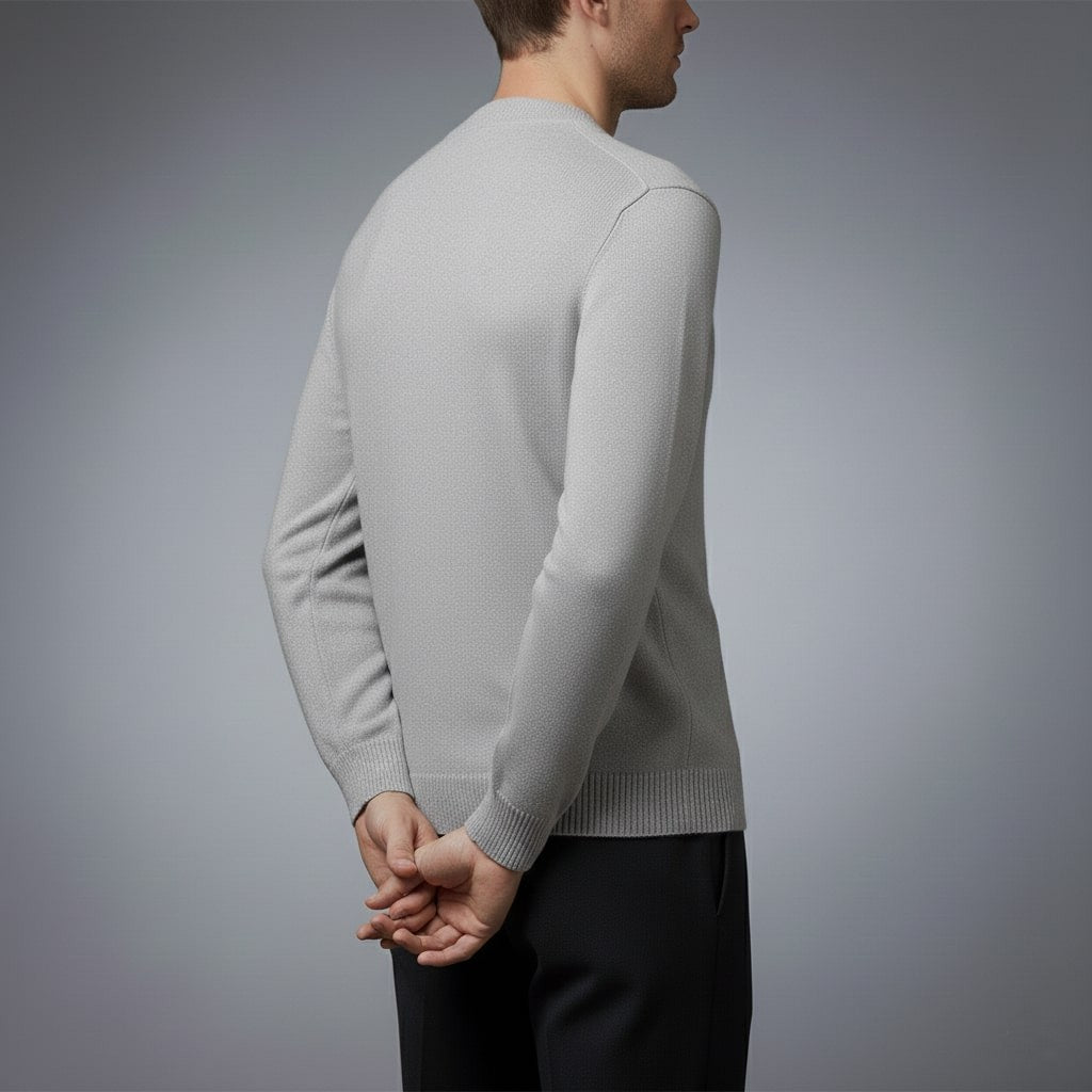 Callahan Men's Ultra-Soft Knit Pullover Sweater with Stand Collar