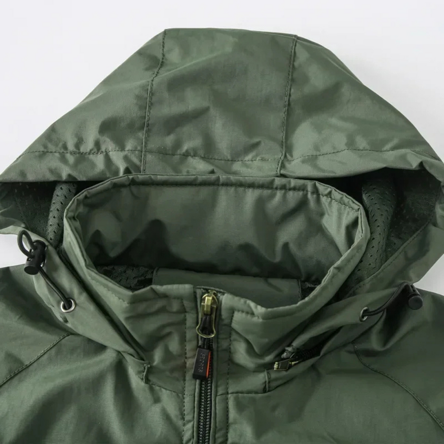 Darren Men's Lightweight Waterproof Windbreaker with Breathable Mesh Lining
