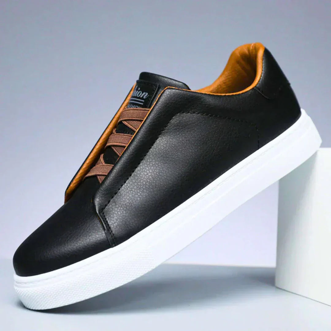 Easton Men's Leather Sneakers – Signature Design & Premium Comfort