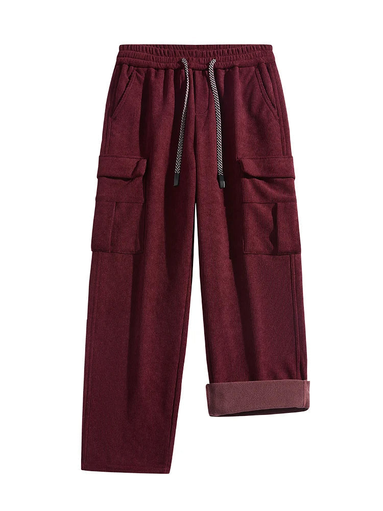 Hayes Tapered Corduroy Cargo Pants – Comfortable Stretch Fabric for Daily Wear