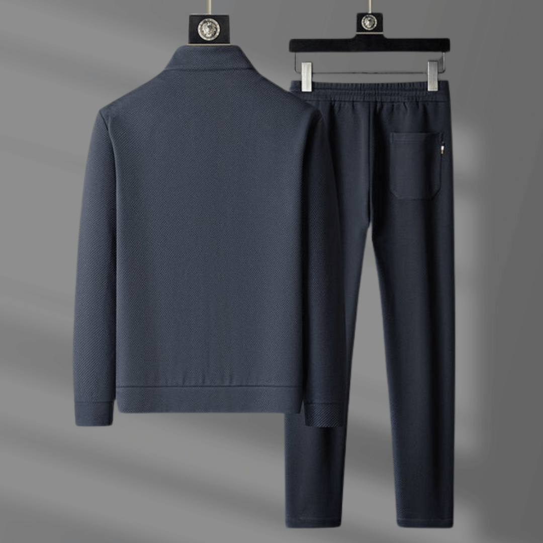 Empire Premium Lycra Quarter-Zip Tracksuit Set – Modern Athletic Comfort