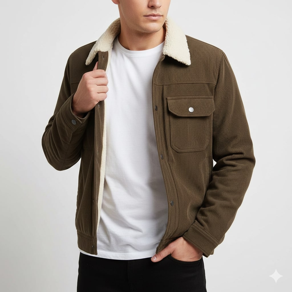 Dawson Corduroy Fleece Jacket for Men