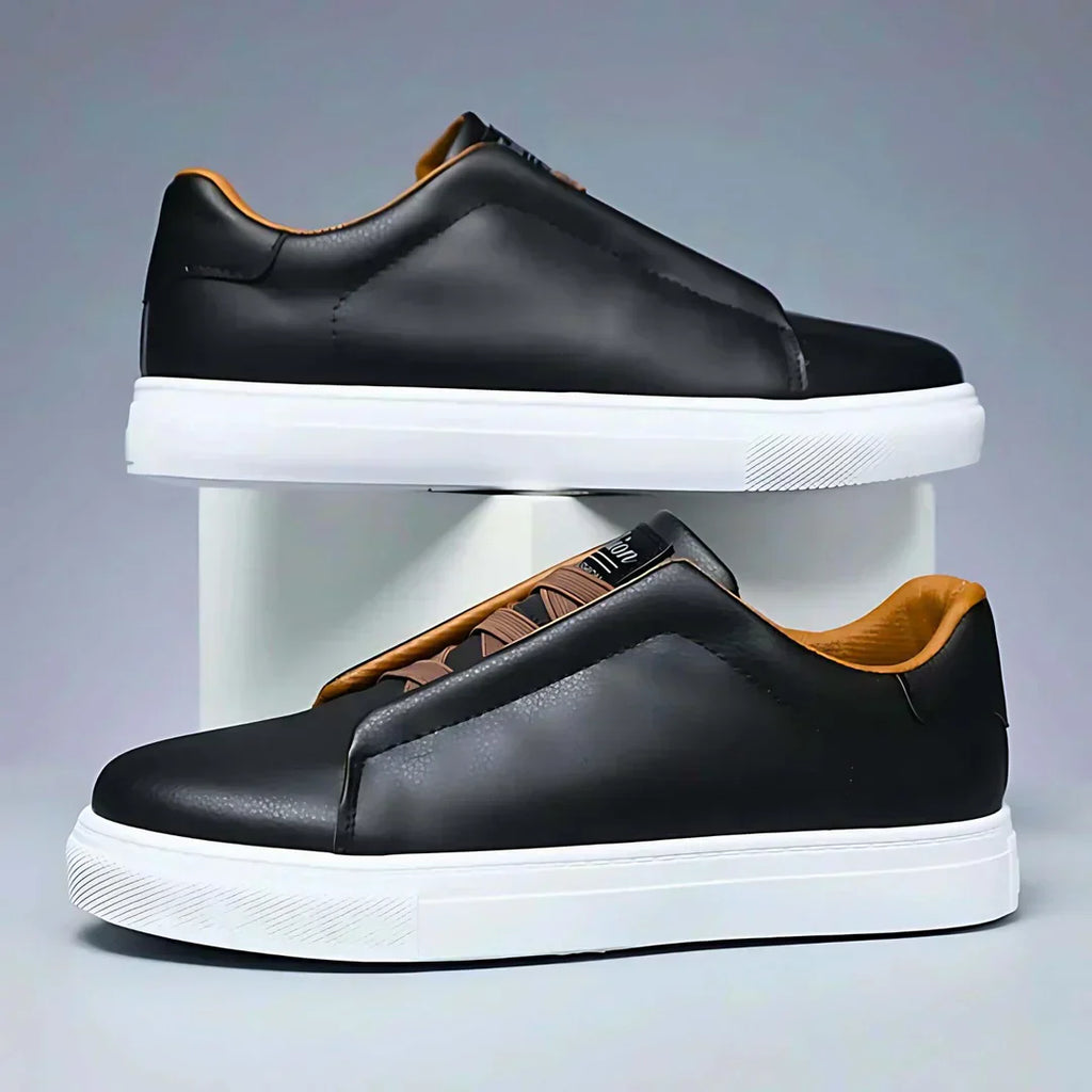 Easton Men's Leather Sneakers – Signature Design & Premium Comfort