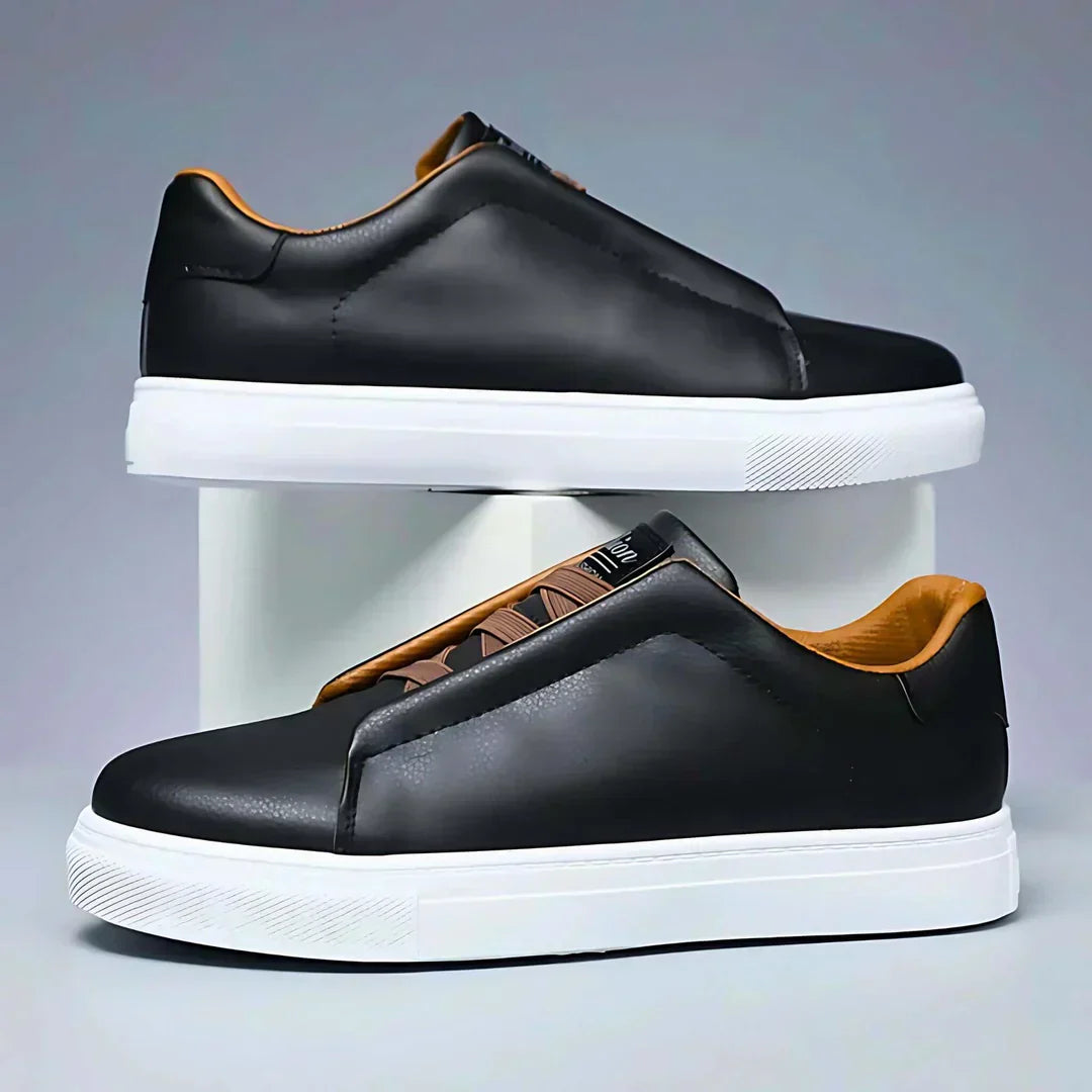 Easton Men's Leather Sneakers – Signature Design & Premium Comfort