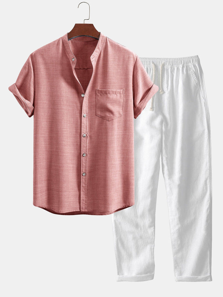 Ethan Summer Coordinated Set – Modern Lightweight Blend for Warm-Weather Style