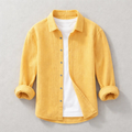 Dario Cotton Button Up Shirt – Lightweight Summer Casual Shirt