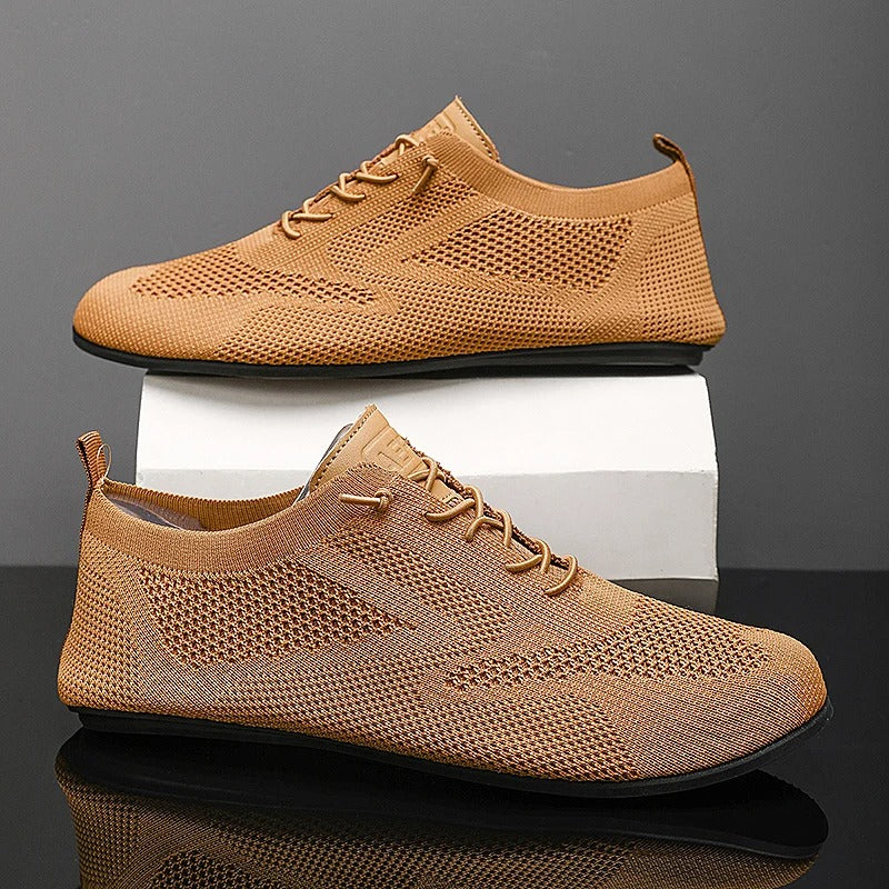 Eli Mesh Knit Slip-Ons – Breathable and Flexible Lightweight Walking Shoes