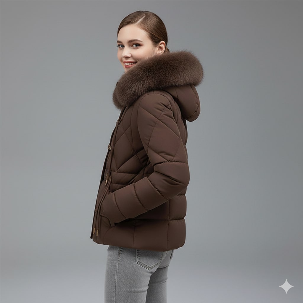 Donalyn Women's Quilted Insulated Puffer Jacket – Thermal Winter Coat