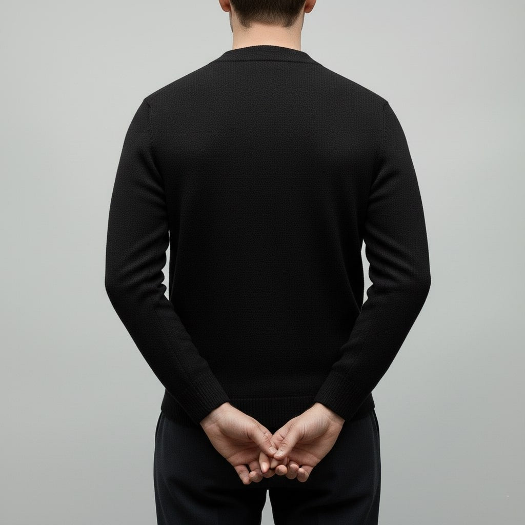Callahan Men's Ultra-Soft Knit Pullover Sweater with Stand Collar