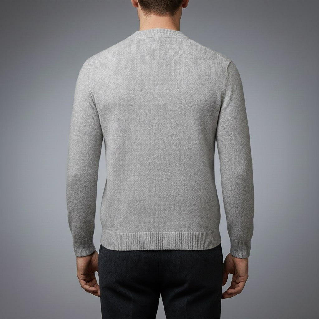 Callahan Men's Ultra-Soft Knit Pullover Sweater with Stand Collar