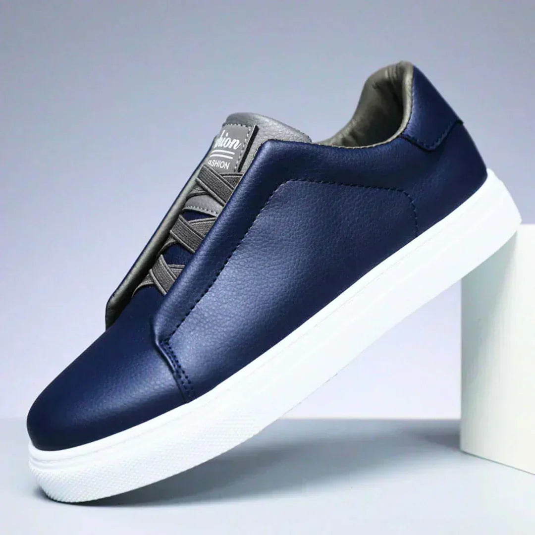 Easton Men's Leather Sneakers – Signature Design & Premium Comfort