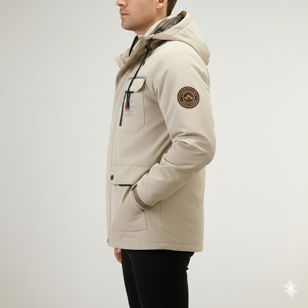 Donald Men's Winter Coat – High-Density Weather-Resistant Explorer Jacket