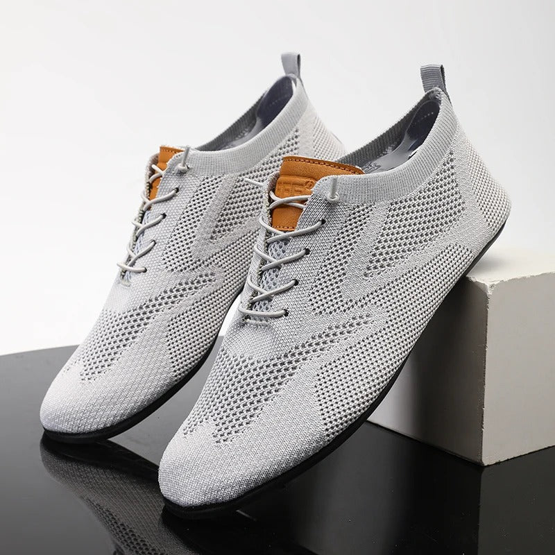 Eli Mesh Knit Slip-Ons – Breathable and Flexible Lightweight Walking Shoes